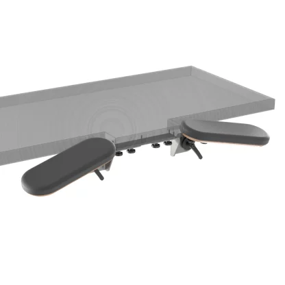 Ensemble accoudoirs horlogers STANDARD version Upgrade vue de dessus