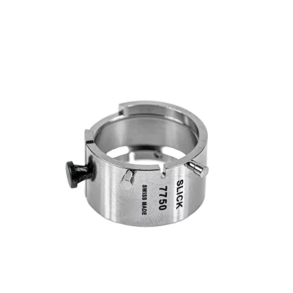 PORTE-MOUVEMENT-7B-CAL-7750-Porte-mouvement-rond-bague-fendue-avec-bouton-ouvrant-et-réversible-avec-4-poussoirs-chrono