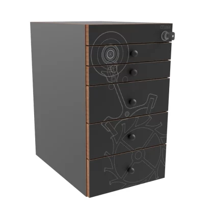 Exemple de décors personnalisé sur face avant layette