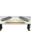 Accoudoirs 3D HED avec fixation sur plateau 600x400 vue de face