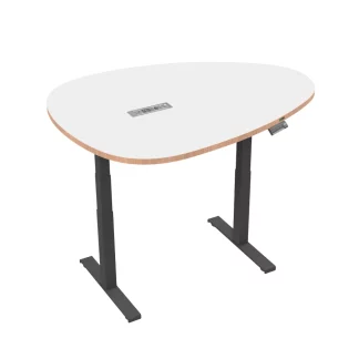 E-Pebble pebble-top table with electric base