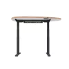 Table galet E-Pebble avec piètement électrique (face avant)