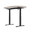 Table ovale E-Oval avec piètement électrique (vue arrière dessous)