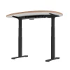 Table galet E-Pebble avec piètement électrique (vue arrière dessous)